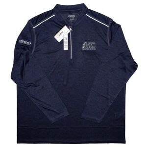 CORE 365 1/2 Zip Pullover Bright Realty Novatech Golf Classic Blue XXL 2XL ~ New
